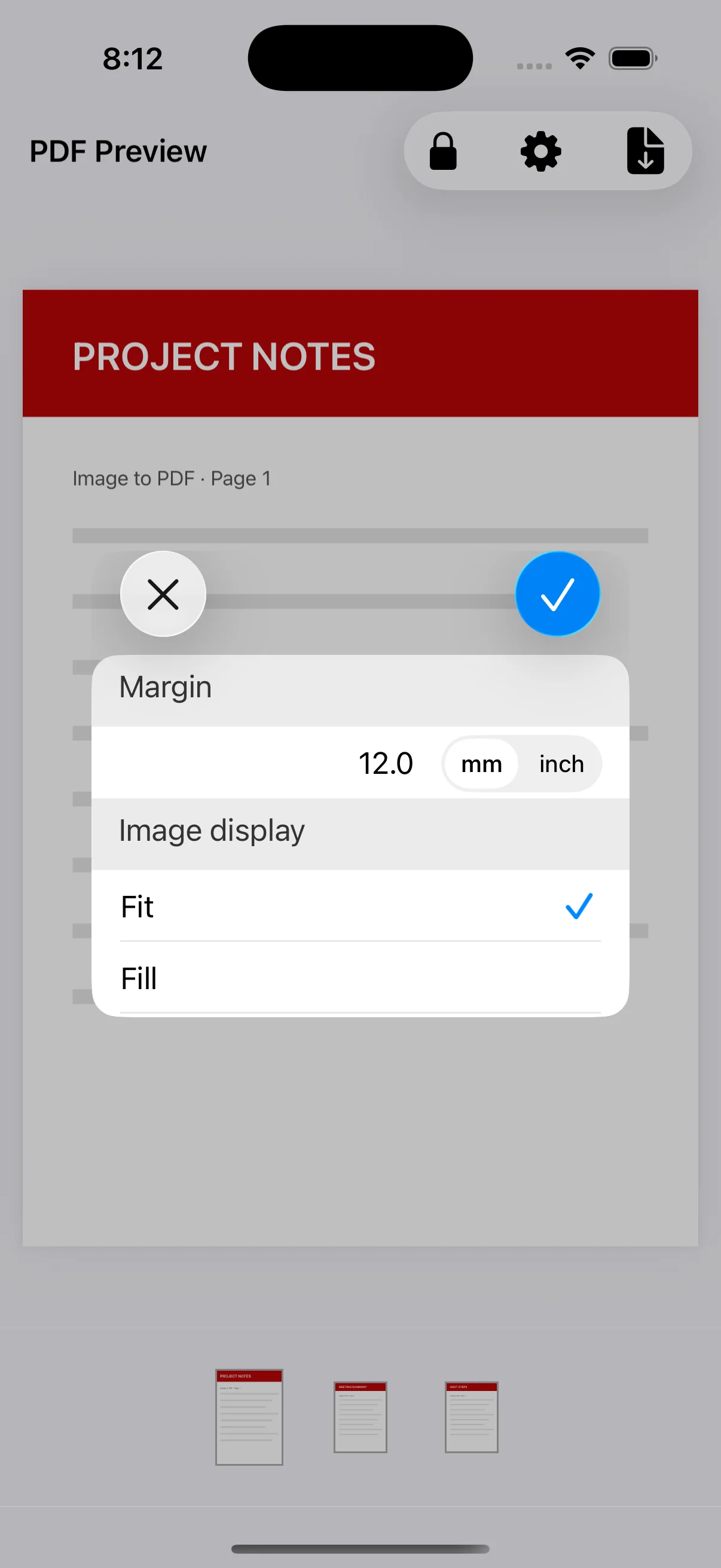Premium margin units and Fit or Fill placement settings