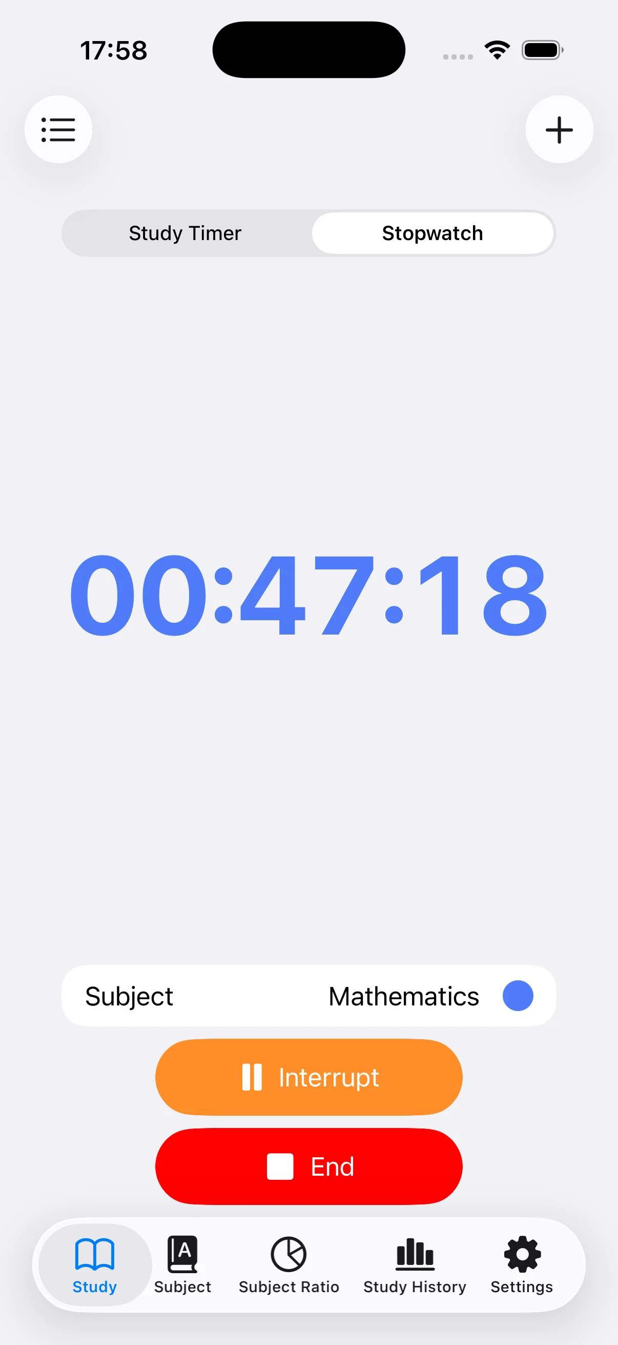 An open-ended Mathematics session measured with the stopwatch