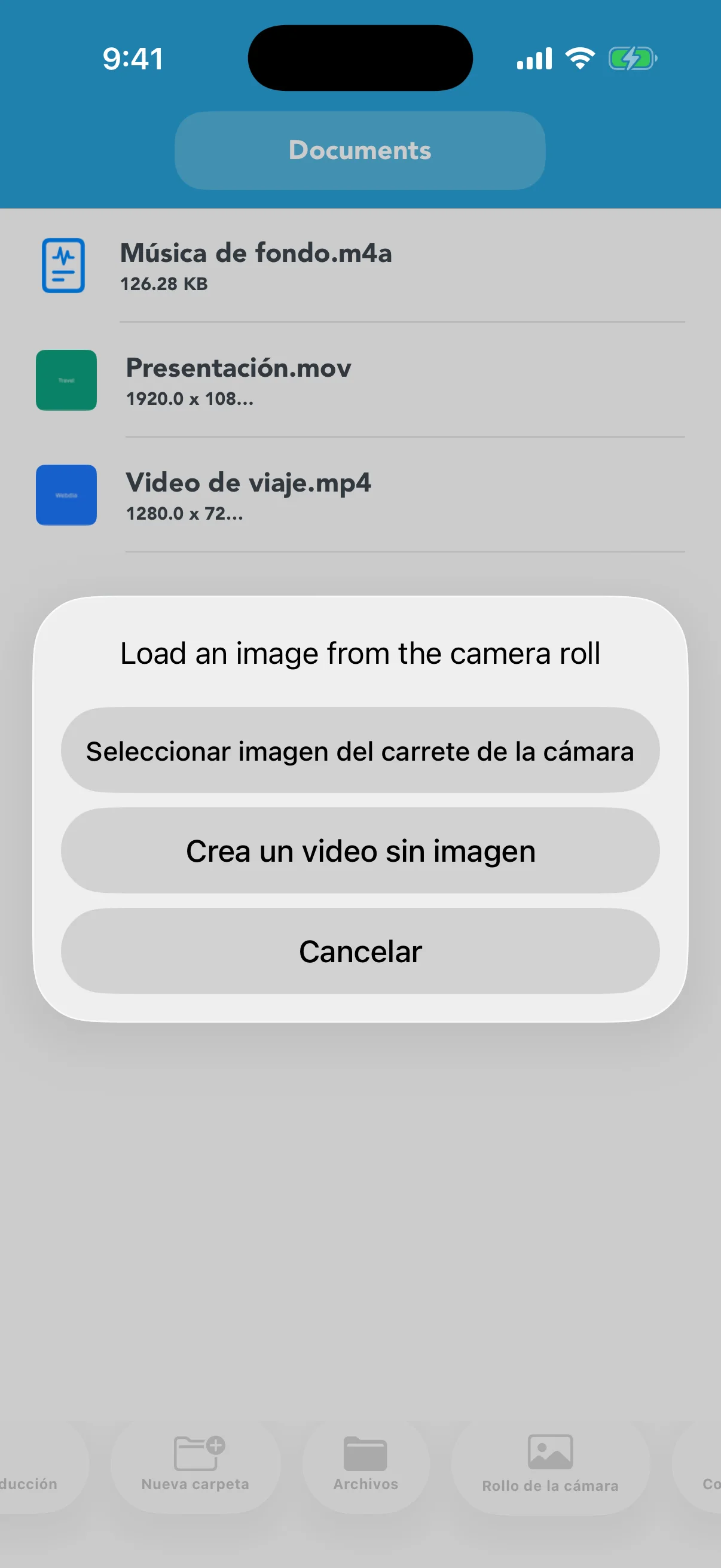 Crear video desde audio con imagen o sin ella